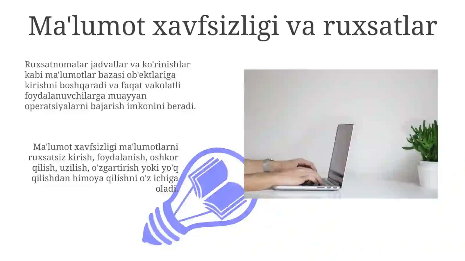 Ma'lumotlar Bazasi Boshqaruv Tizimlari 3