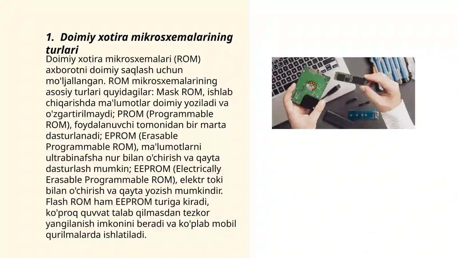 Doimiy xotira qurilma mikrosxemalar 3