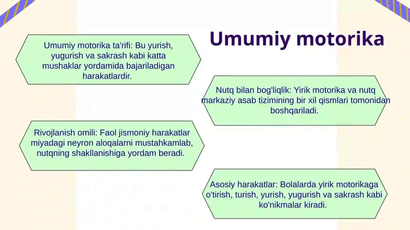 Umumiy motorikani rivojlantirish uchun qoidali harakatli o‘yinlar 3