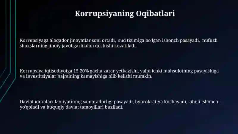 Korrupsiyaningmohiyati va uning oqibatlari 3