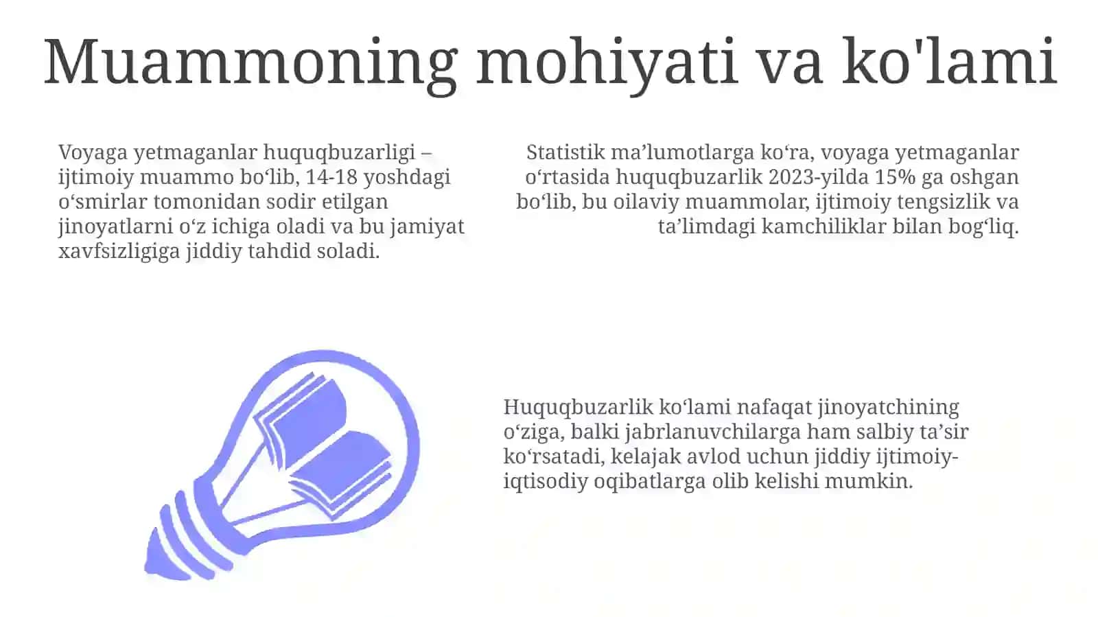 Voyaga yetmagan bolalar o'rtasida huquqbuzarliklarni oldini olish 3