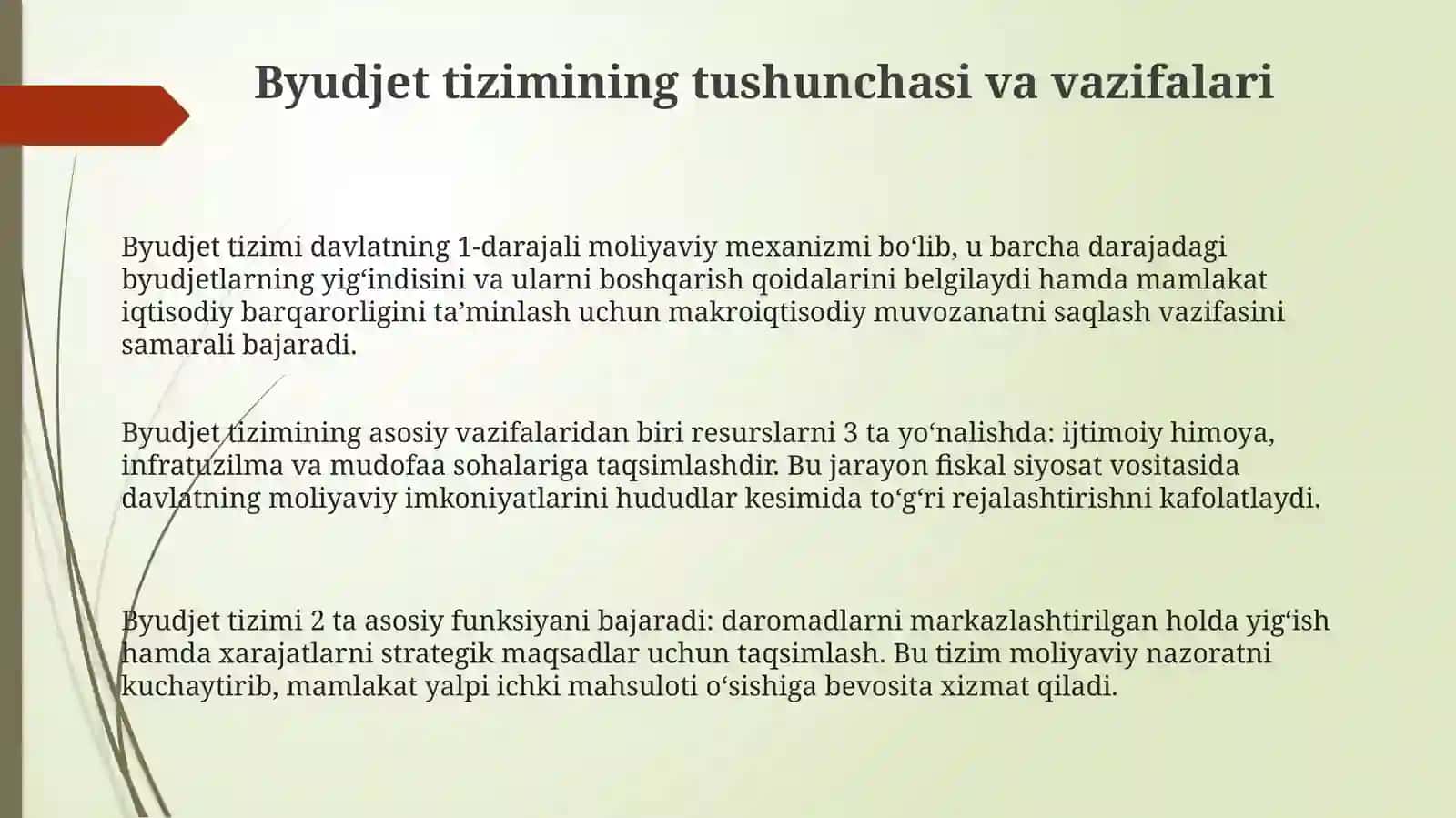 Byudjet tuzilishi asoslari: markazlashgan, markazlashmagan, aralash 3