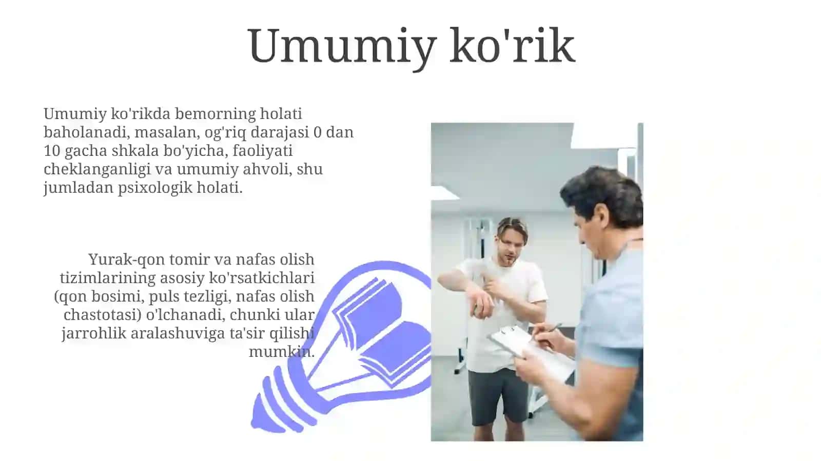 Tayanch-harakat apparati jarohatlari va kasalliklari bo'lgan bemorlarni tekshirish 3
