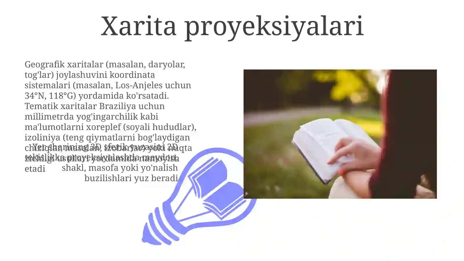 Umumgeografik va mavzu maxsus karitalar 3