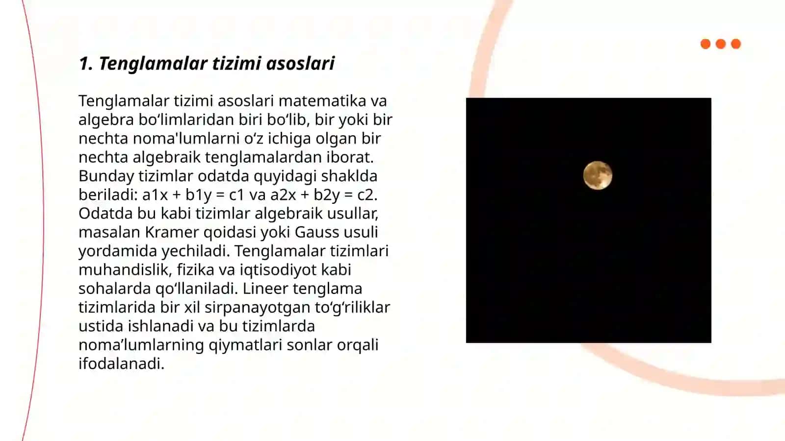 Tenglamalar tizimi ko‘rinishidagi ekonometrik model 3