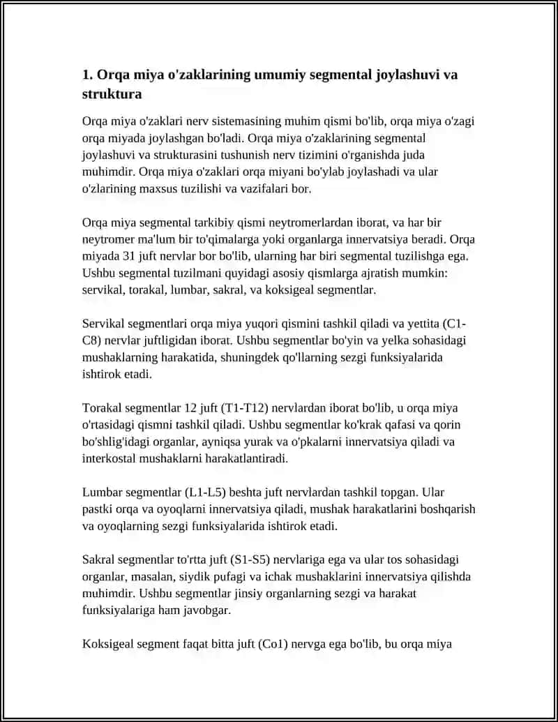 ORQA MIYA O'ZAKLARINING JOYLASHUVI VA ULARNING AHAMIYATI 3