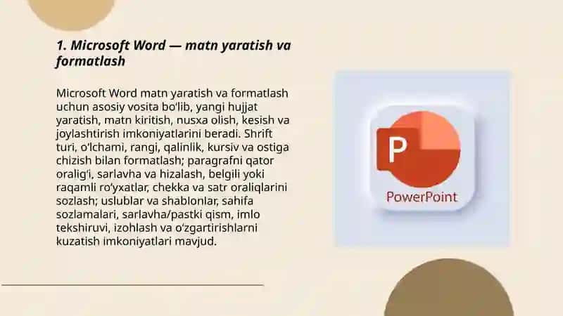 Microsoft Office 3