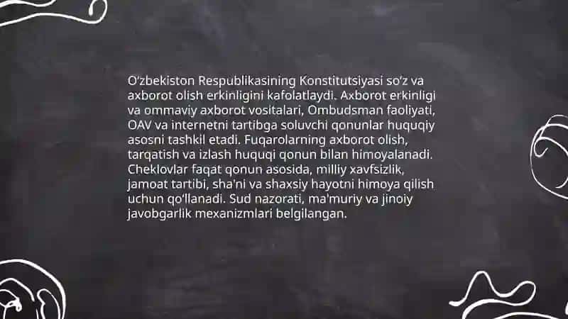 Axborotda soʻz va axborot olish erkinligi 3
