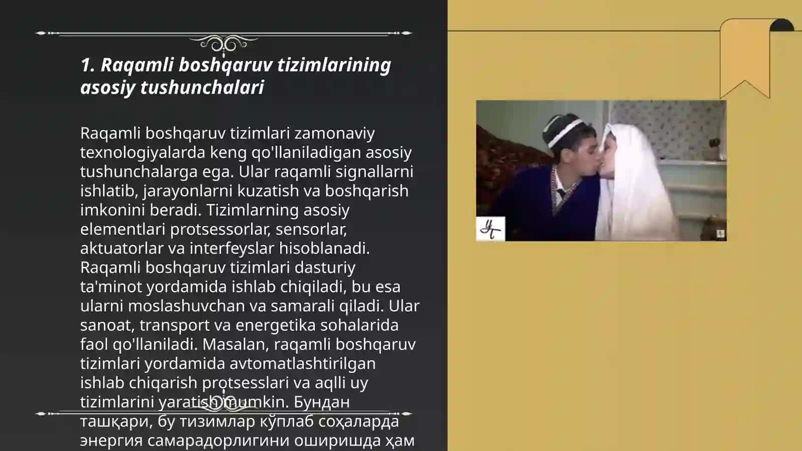 Raqamli boshqaruv tizimlarining asosiy tushunchalari 3
