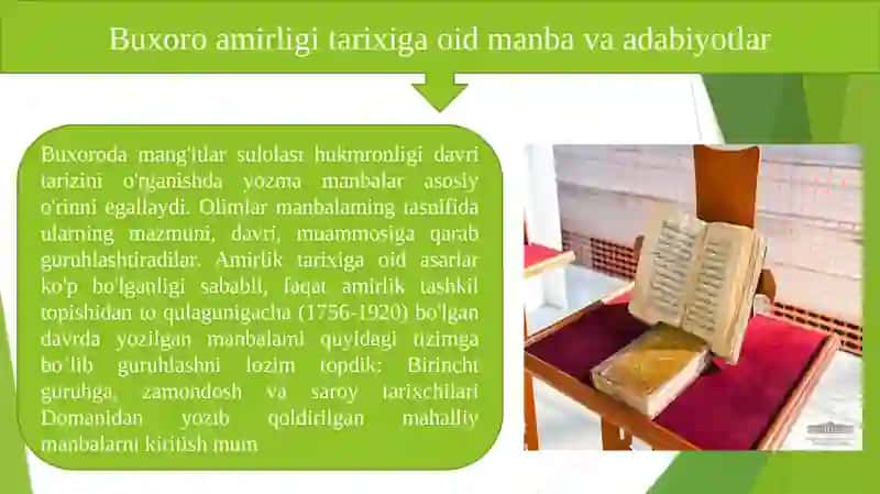 Buxoro amirligiga oid yozmalar 3