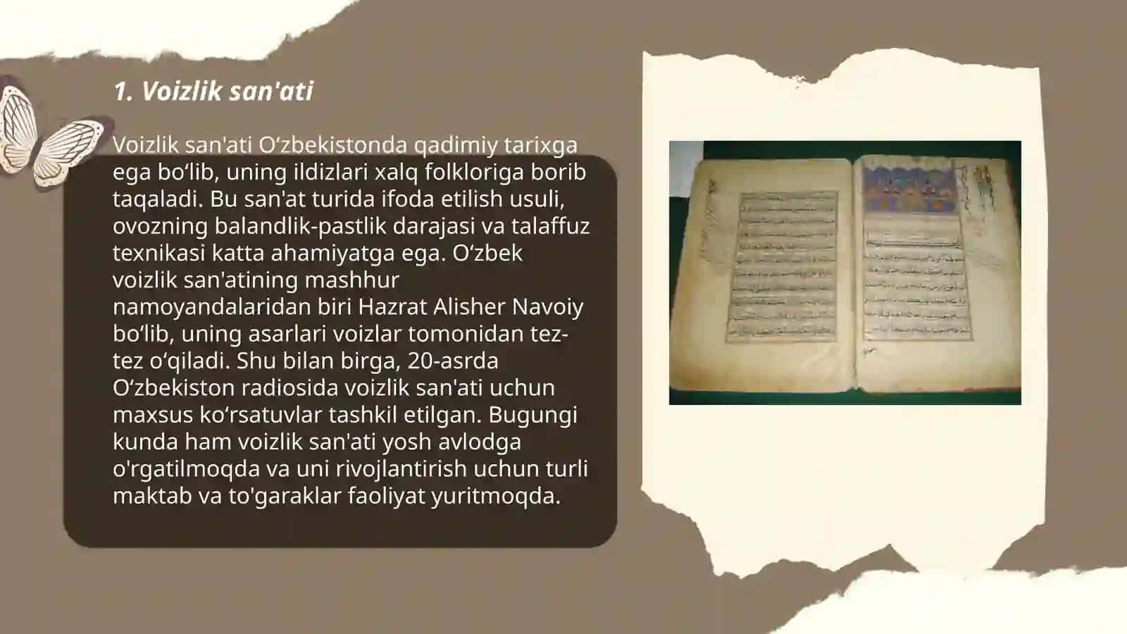 Navoiyning „Majolis un-nafois asarida voizlar haqidagi maʼlumotlar 3