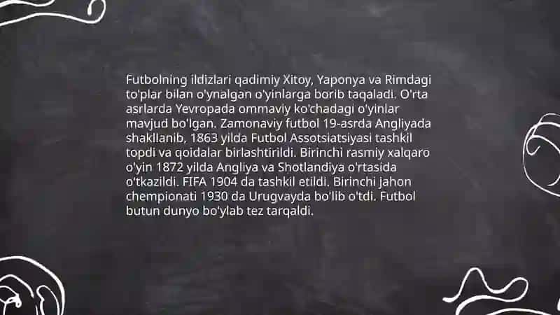 Futbolning ildizlari qadimiy Xitoy, Yaponya va Rimdagi to'plar 3