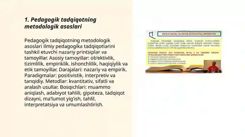 Ilmiy pedagogik tadqiqotlar metodologiyasi va metodlari 3