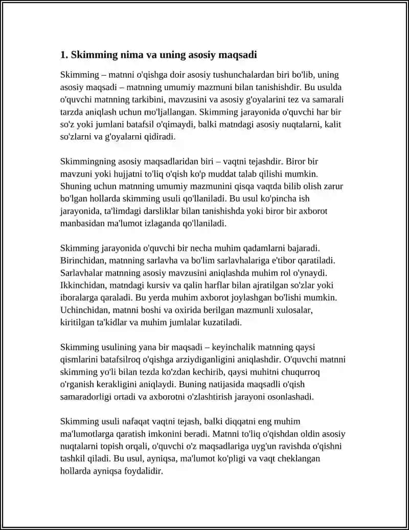 READING: SKIMMING AND SCANNING 3