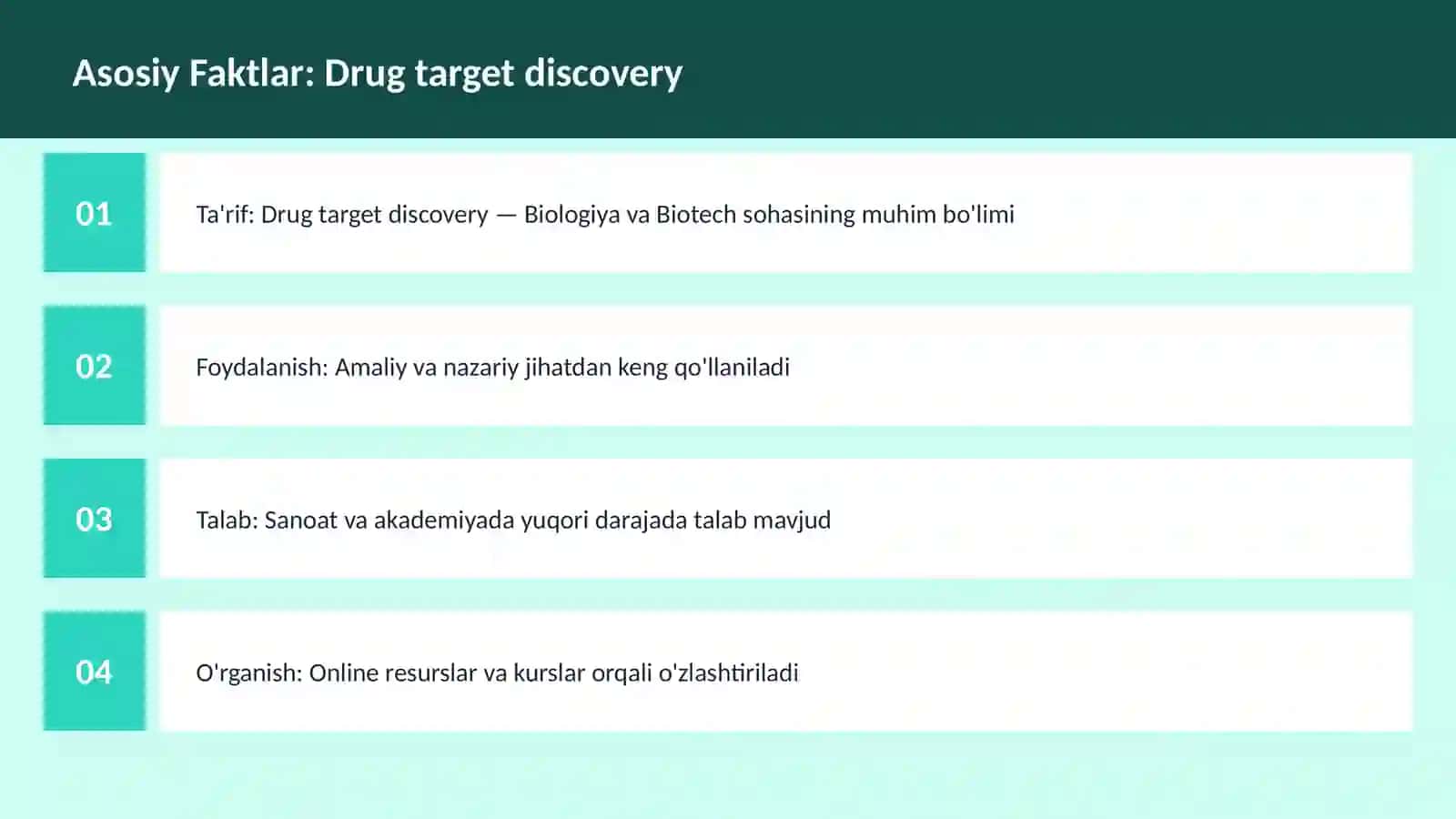Drug target discovery 3