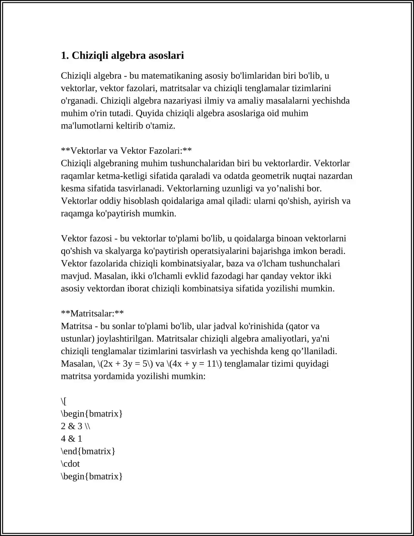 CHIZIQLI PROGRAMMALASH MATEMATIKASI 3