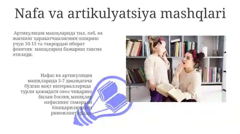 Adabiy talaffuzga tayyorlash metodlari 3