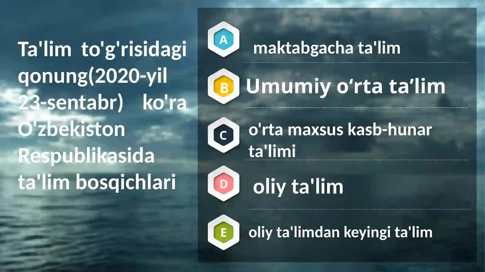 DAVLAT BYUDJETINING TA'LIM TIZIMI XARAJATLARI 3