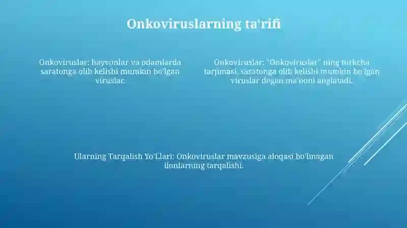 Onkoviruslar, Ularning Tarqalish Yo’Llari, O’Sma Hosil Qiluvchi Ta’Siri 3