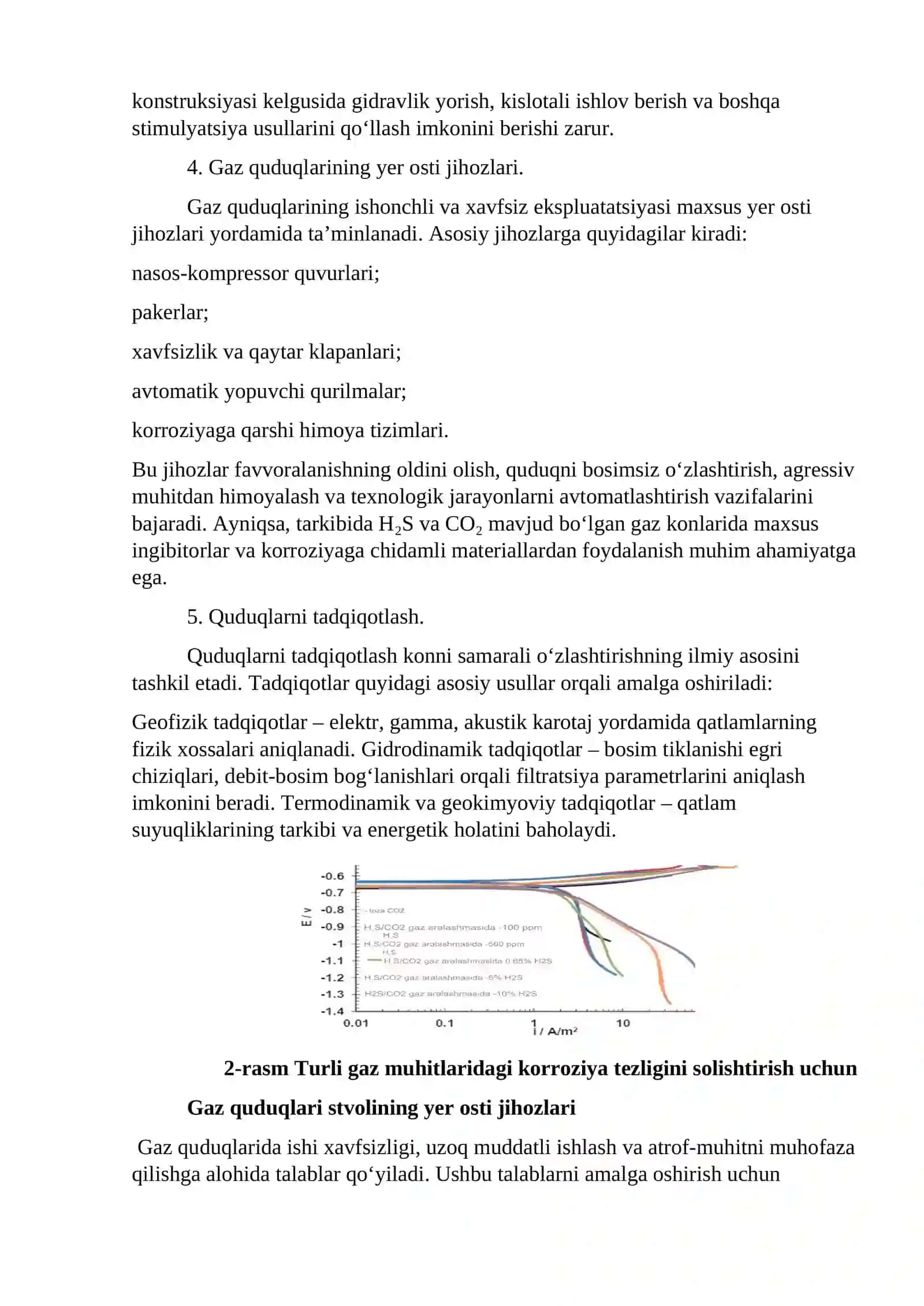 Neft va gaz quduqlarining konstruksiyasi va ularni tadqiqotlashning zamonaviy metodologiyasi 3