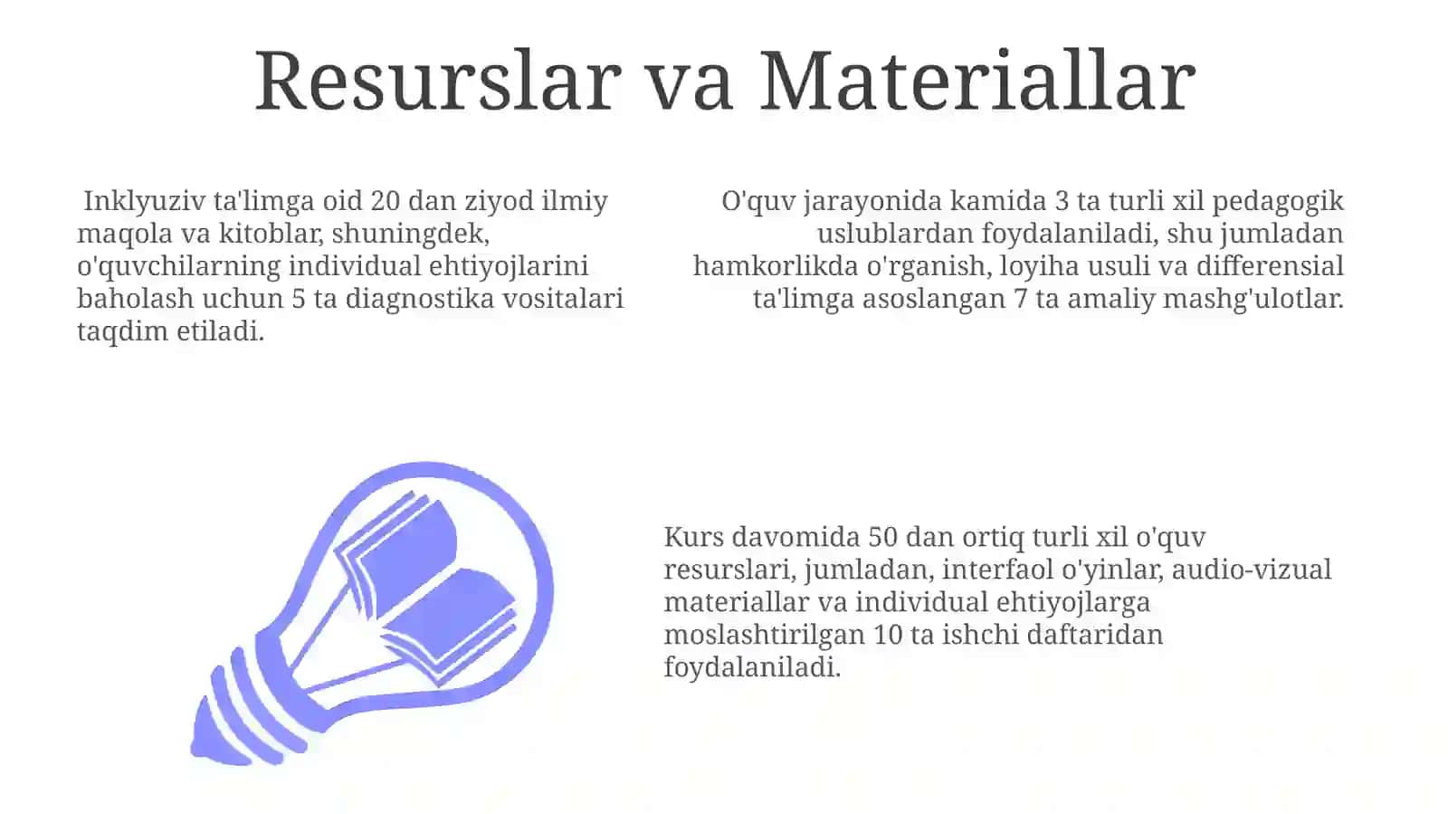 Inklyuziv Ta'lim Kursining Mazkusi 3