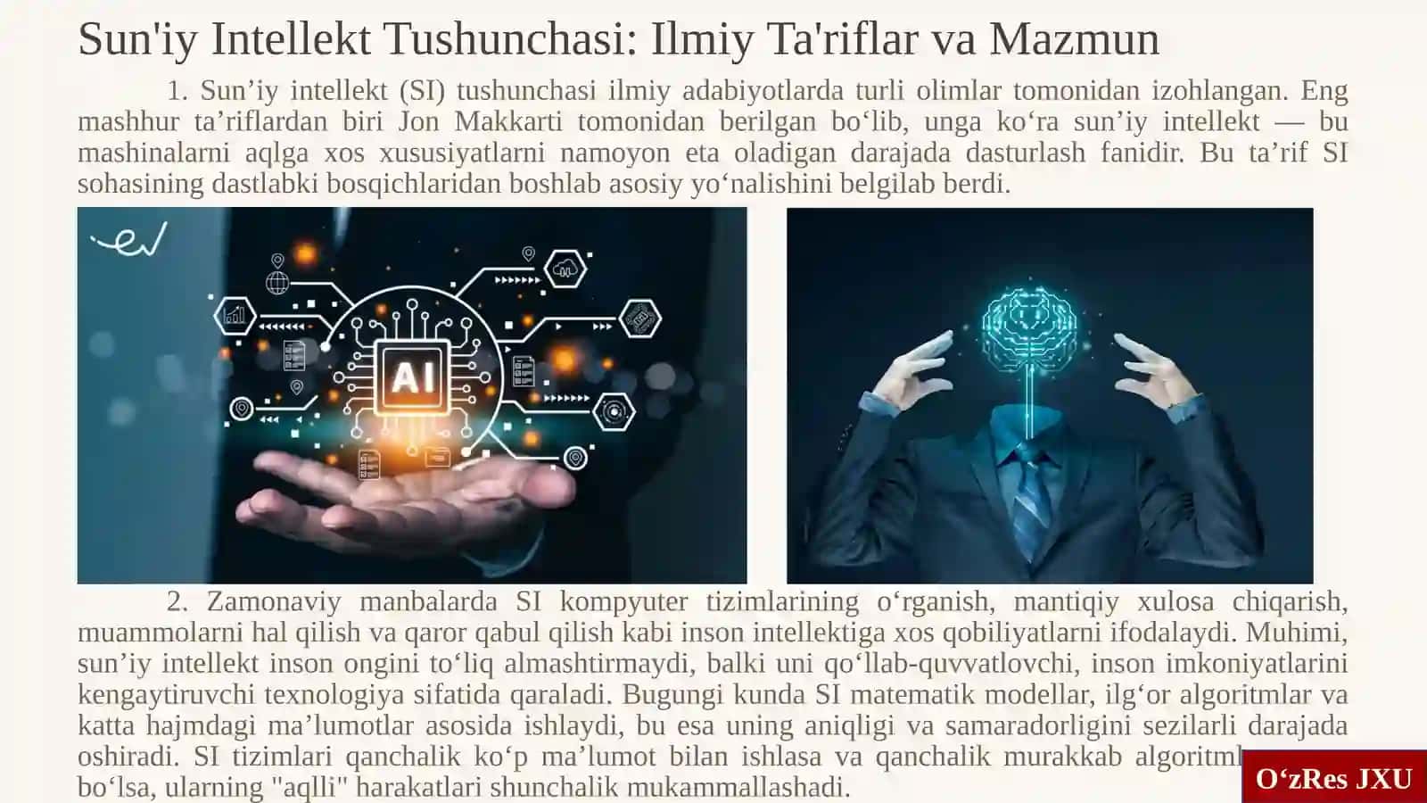 Sun’iy Intellekt va Chat-botlar: Ilmiy Asoslar va Amaliy Imkoniyatlar 3