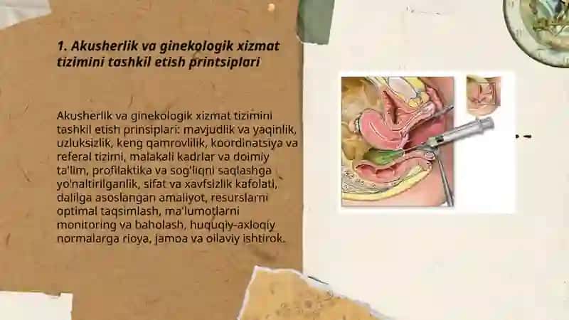 Akusherlik va ginekologik yordamni uyushtirish 3