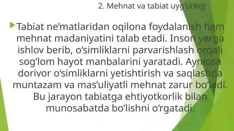 Mehnat-mehnatning tagi rohat. O’zbekistonning dorivor o’simliklari 3