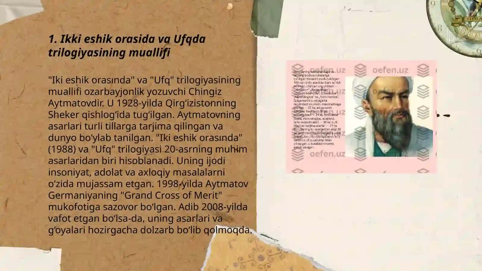 Ikki eshik orasi va Ufq trilogiyasi asarlari tahlili 3