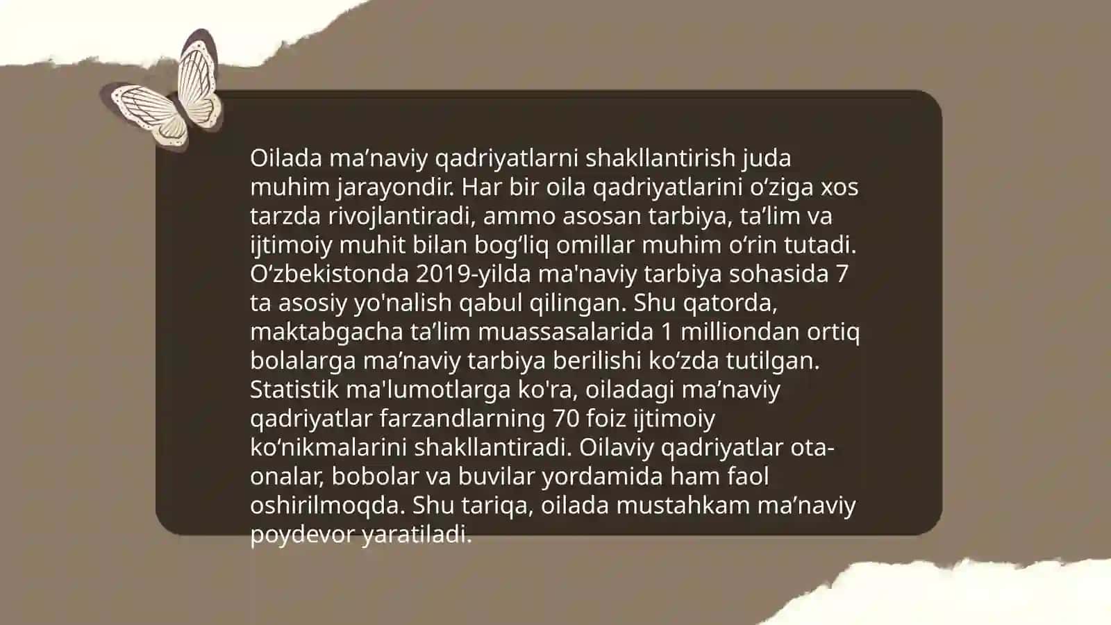 Oilaviy hayotda maʼnaviy uygʻunlik va uni saqlash 3