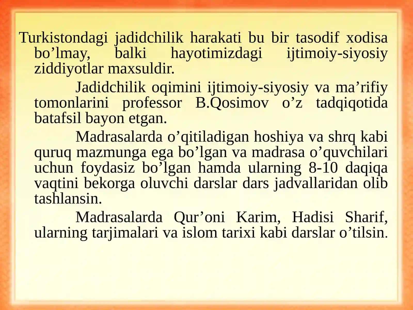 Turkistono’lkasida jadidchilikharakati 3