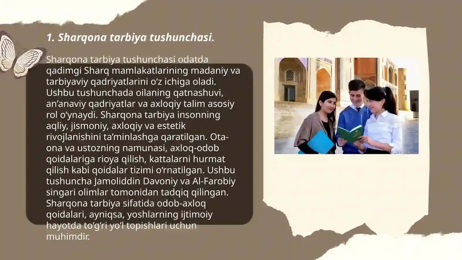 Sharqona tarbiya va muosharat odobining muloqotga taʼsiri. Oʻqituvchining nutq madaniyati va notiqlik sanati 3