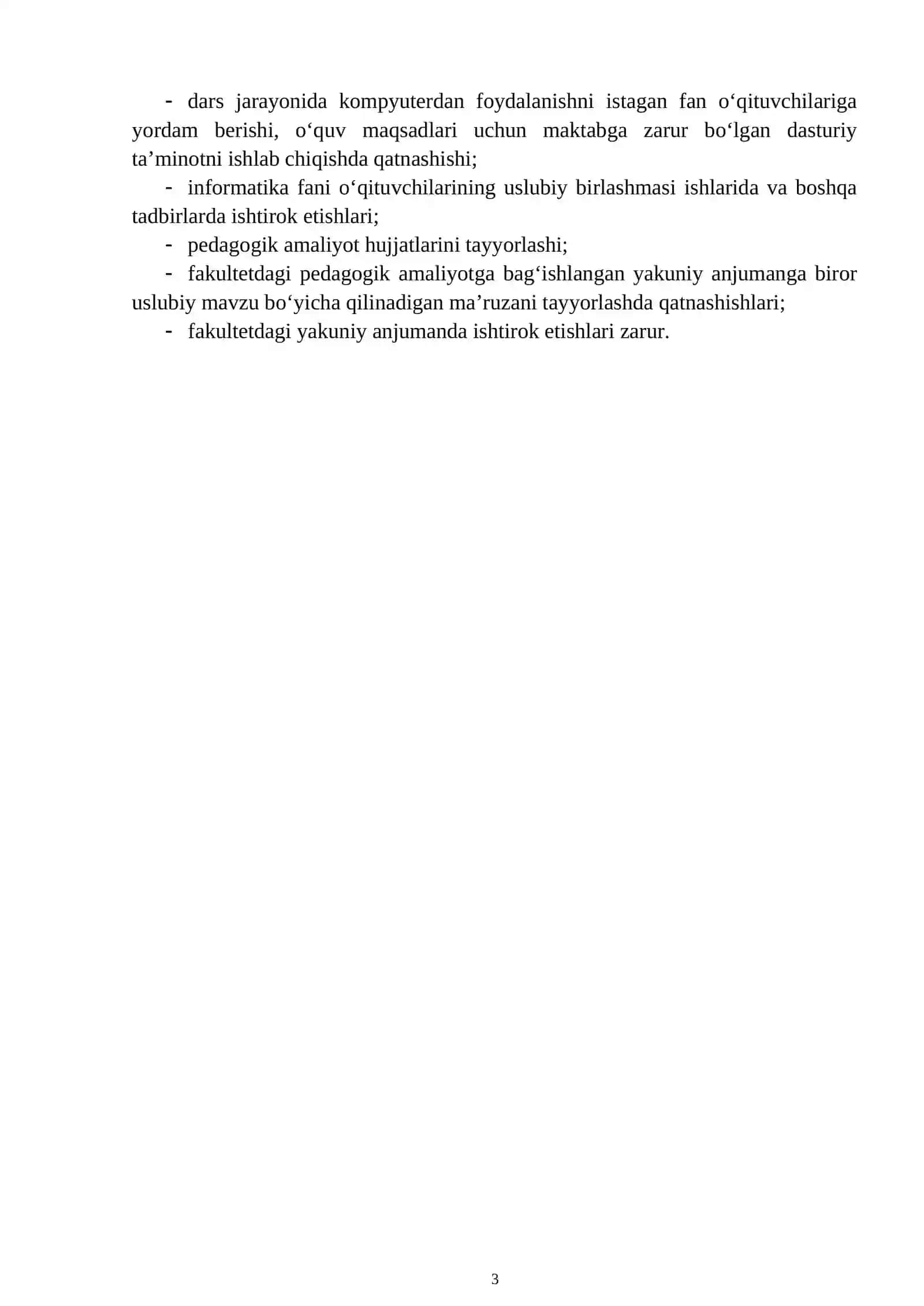 PEDAGOGIK AMALIYOT DAVRIDA YOZGAN HISOBOT DAFTARI 3