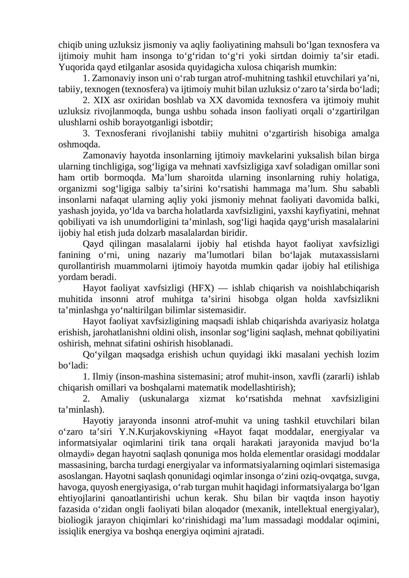Hayot faoliyat xavfsizligi 3