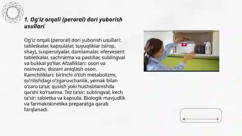 Og'iz orqali (peroral) dori yuborish usullari 3