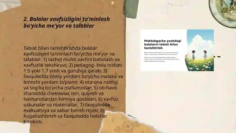 Turli yosh guruh bolalarini tabiatni kuzatish ishlarini tashkil etish 3