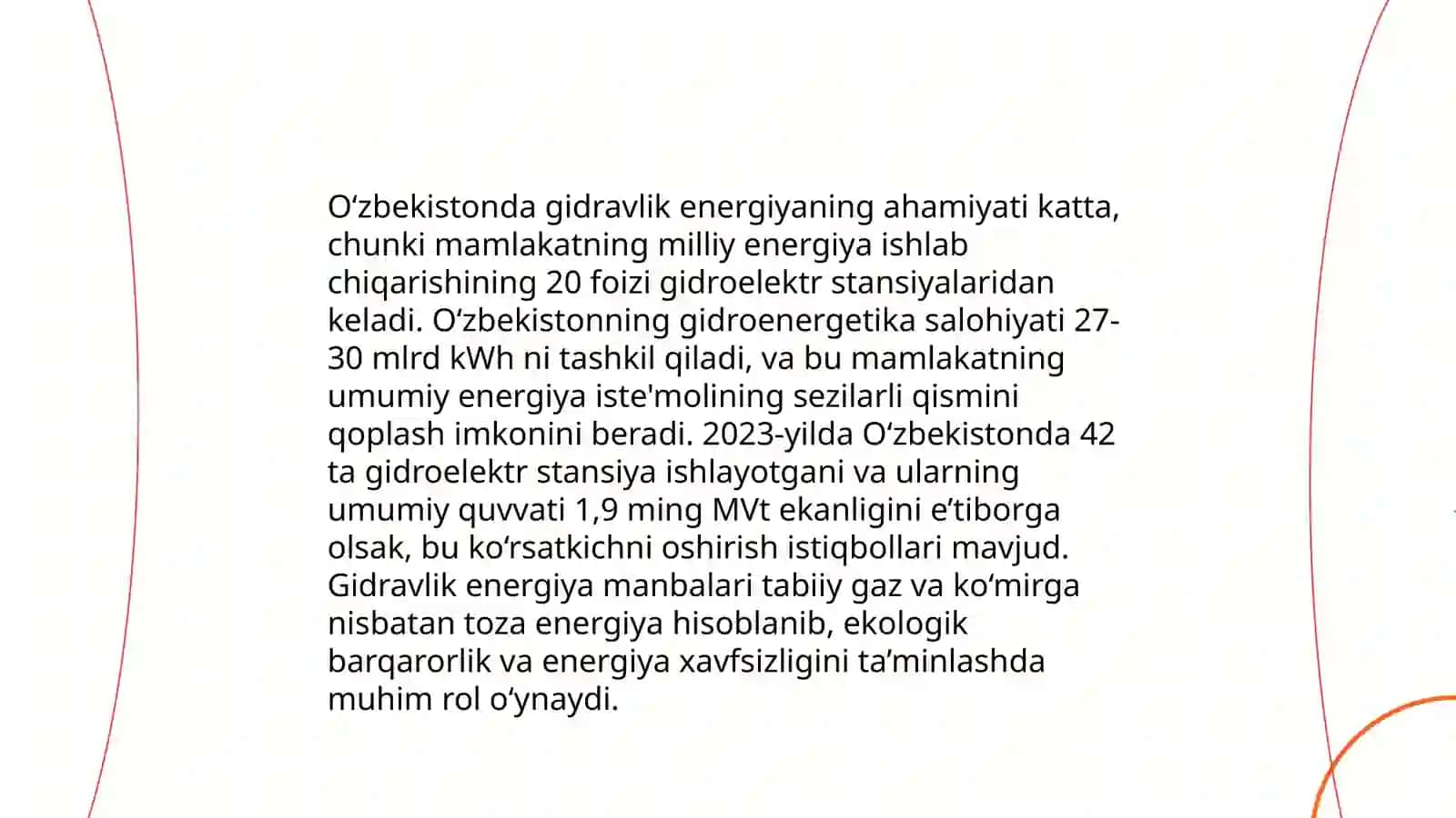 O‘zbekistonda gidravlik elektrstansiyalarning rivojlanshi 3