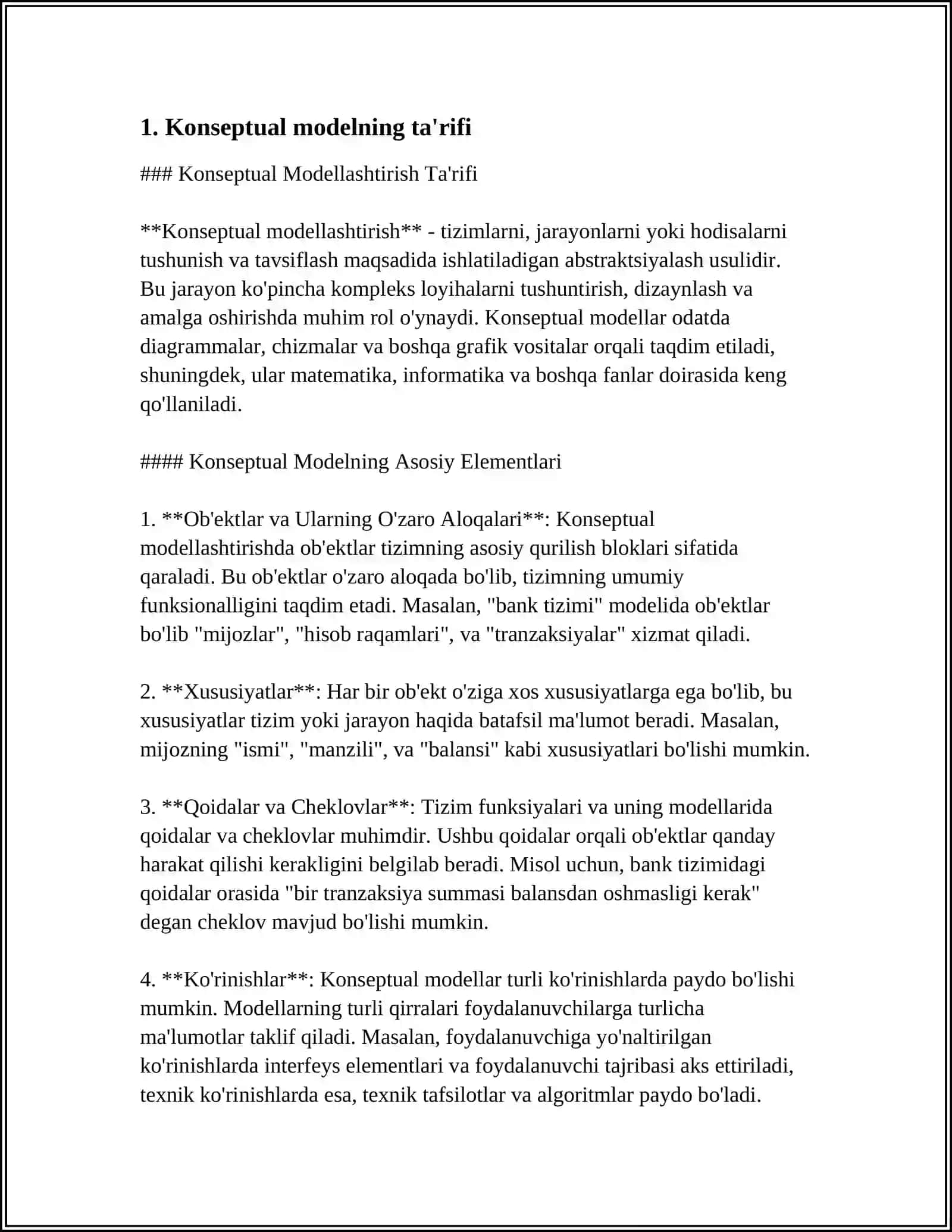 KONSEPTUAL MODELLAR 3