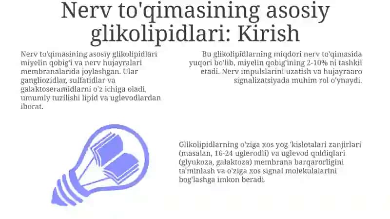 Nerv to’qimasining asosiy glikolipitlari 3