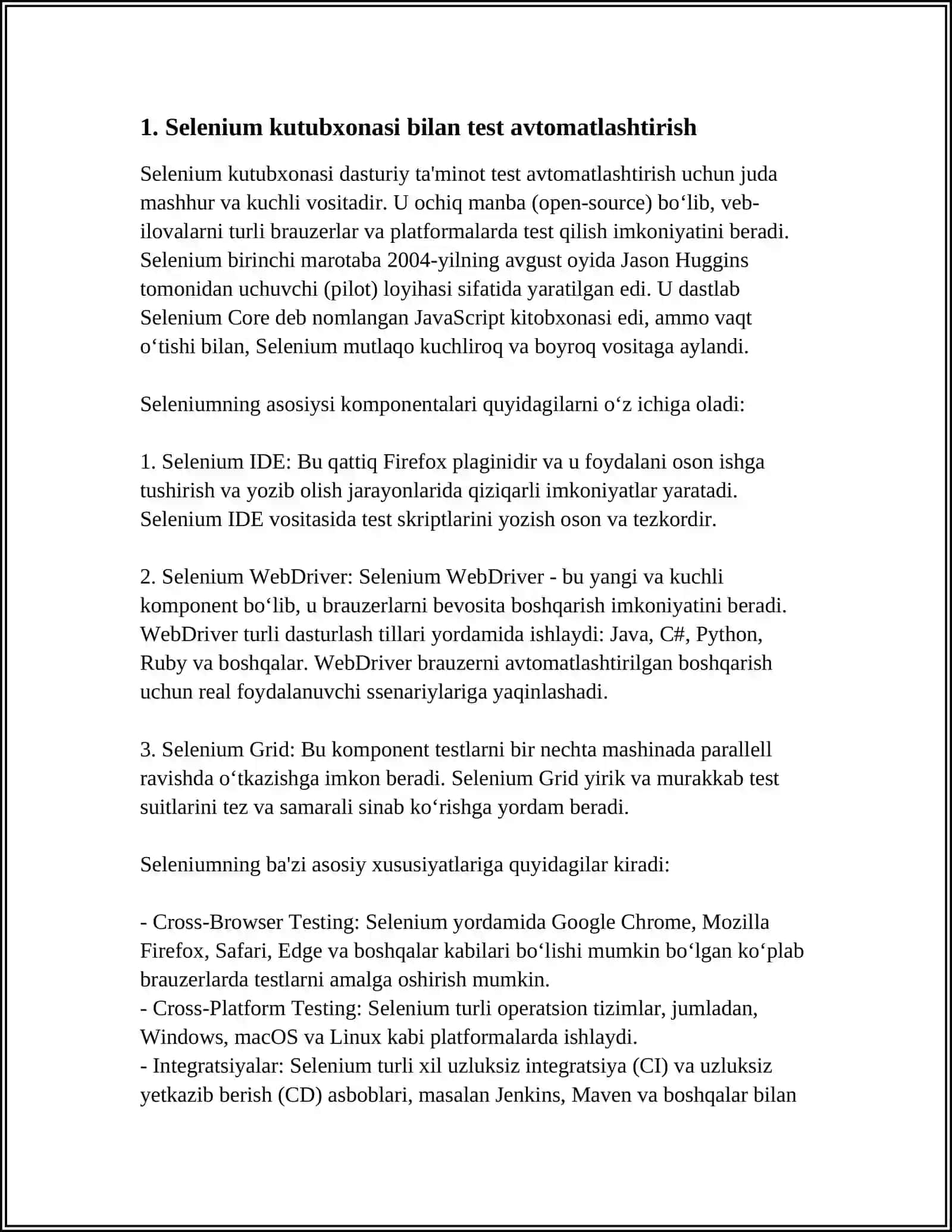 PYTHONDA SELENIUM KUTUBXONASI 3