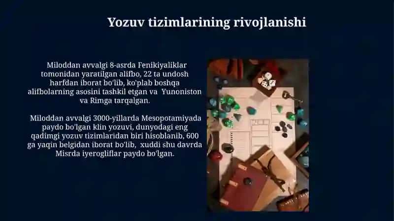 Qadimgi Sharq va G'arbda savodxonlik va axborot almashinuvi 3