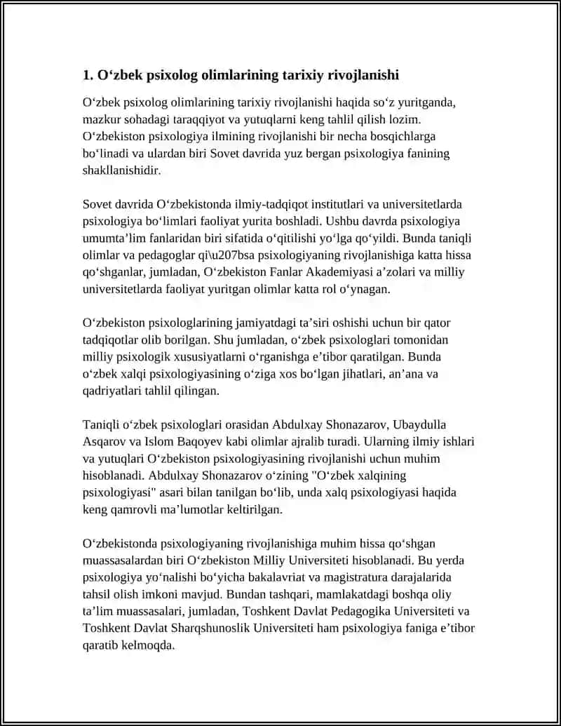 O'zbek psixolog olimlari 3