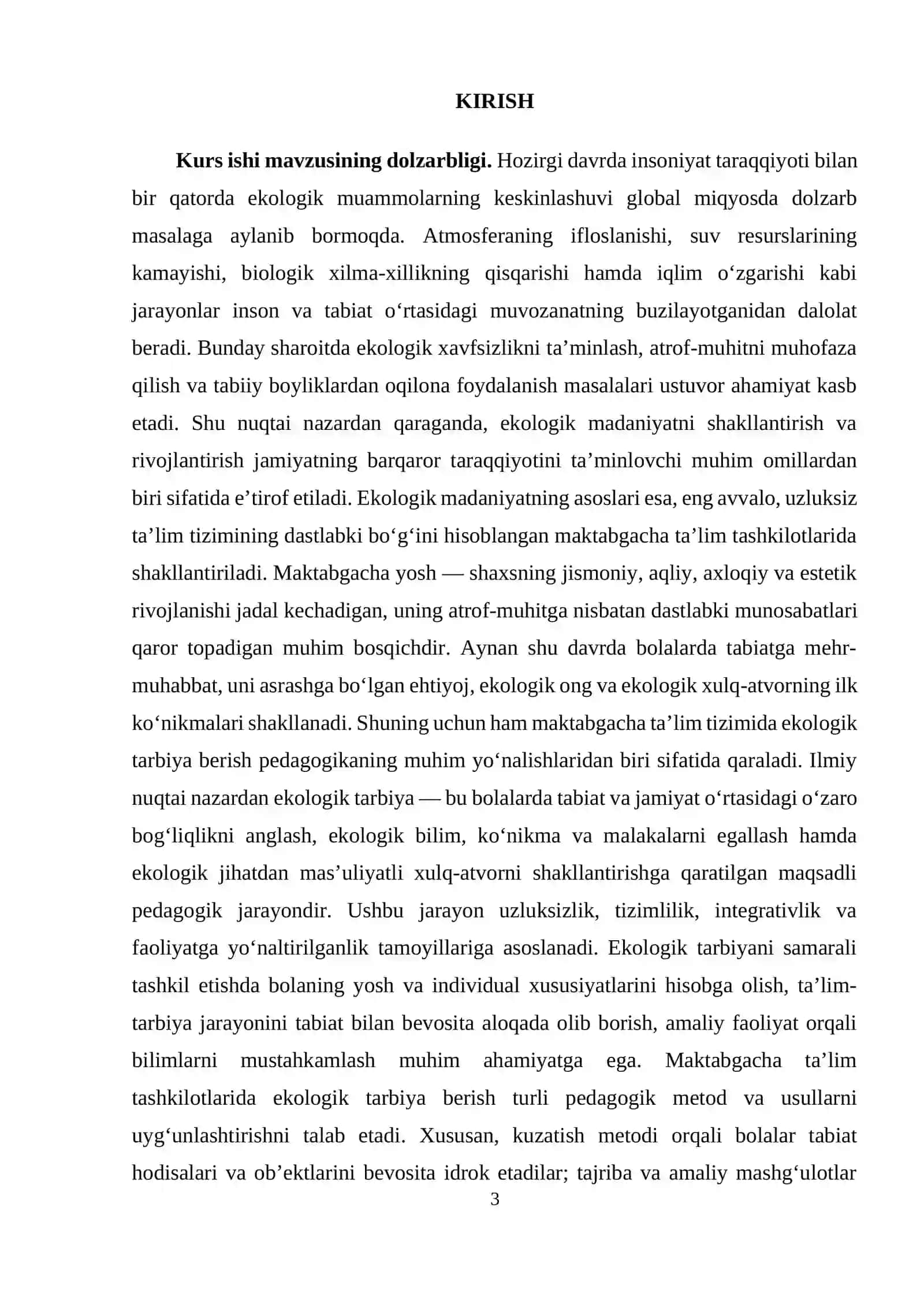 Maktabgacha ta'lim tashkilotida ekalogik tarbiyani berish usullari. 3