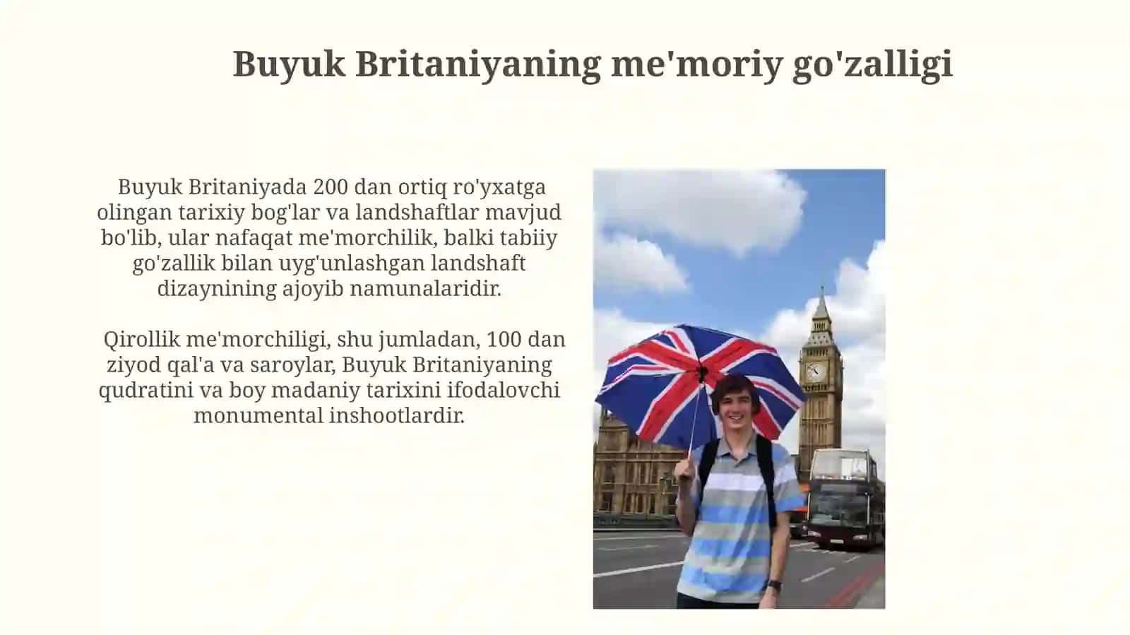 Buyuk Britaniyaning estetik qadriyatlari 3