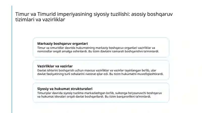 Timur va Timurid imperiyasi 3