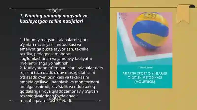 Sport oʻyinlari va uni oʻqitish metodikasi fanining maqsadi hamda vazifalari 3