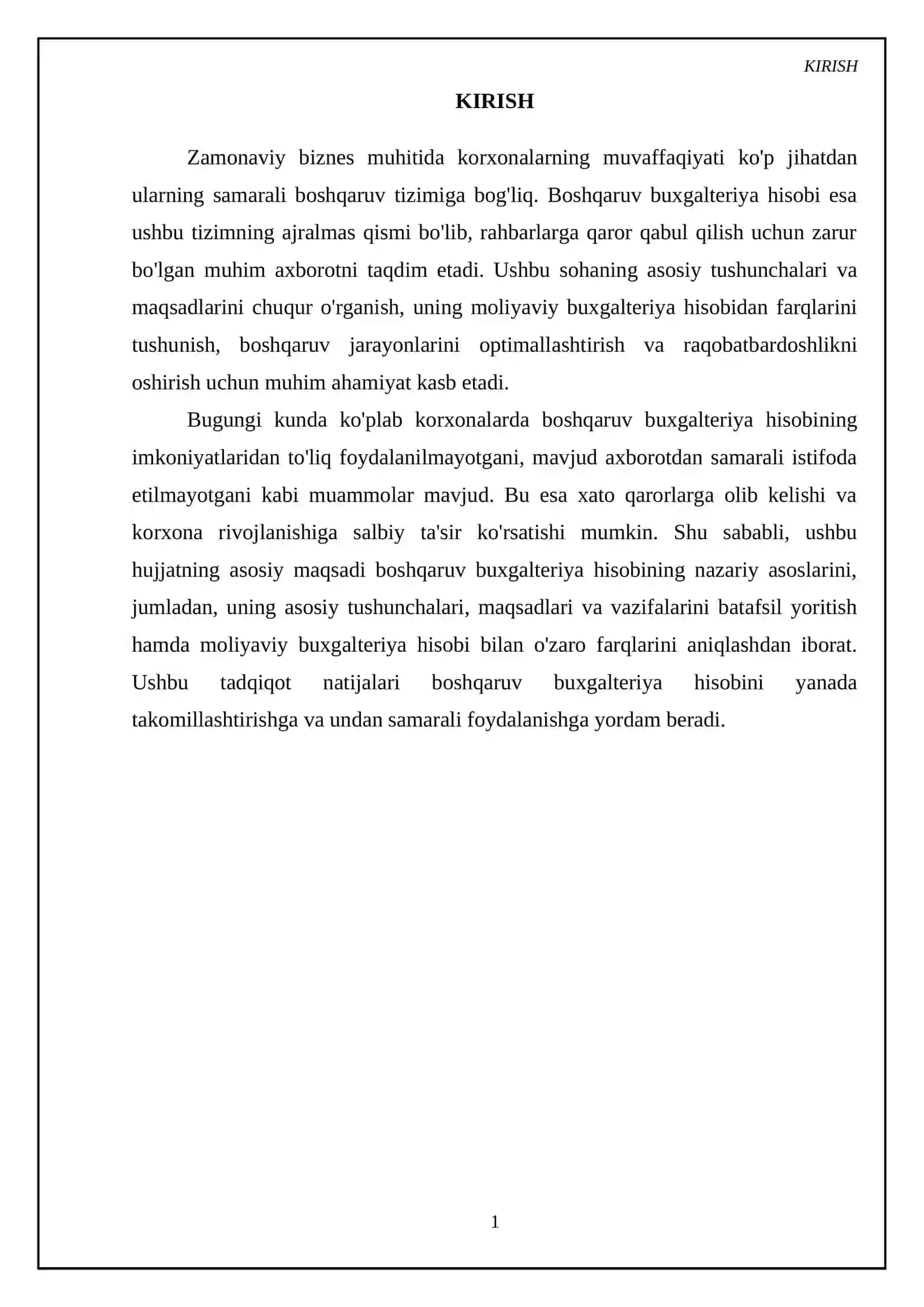 Boshqaruv Buxgalteriya Hisobini Ma'orif va Maqsadlar 3
