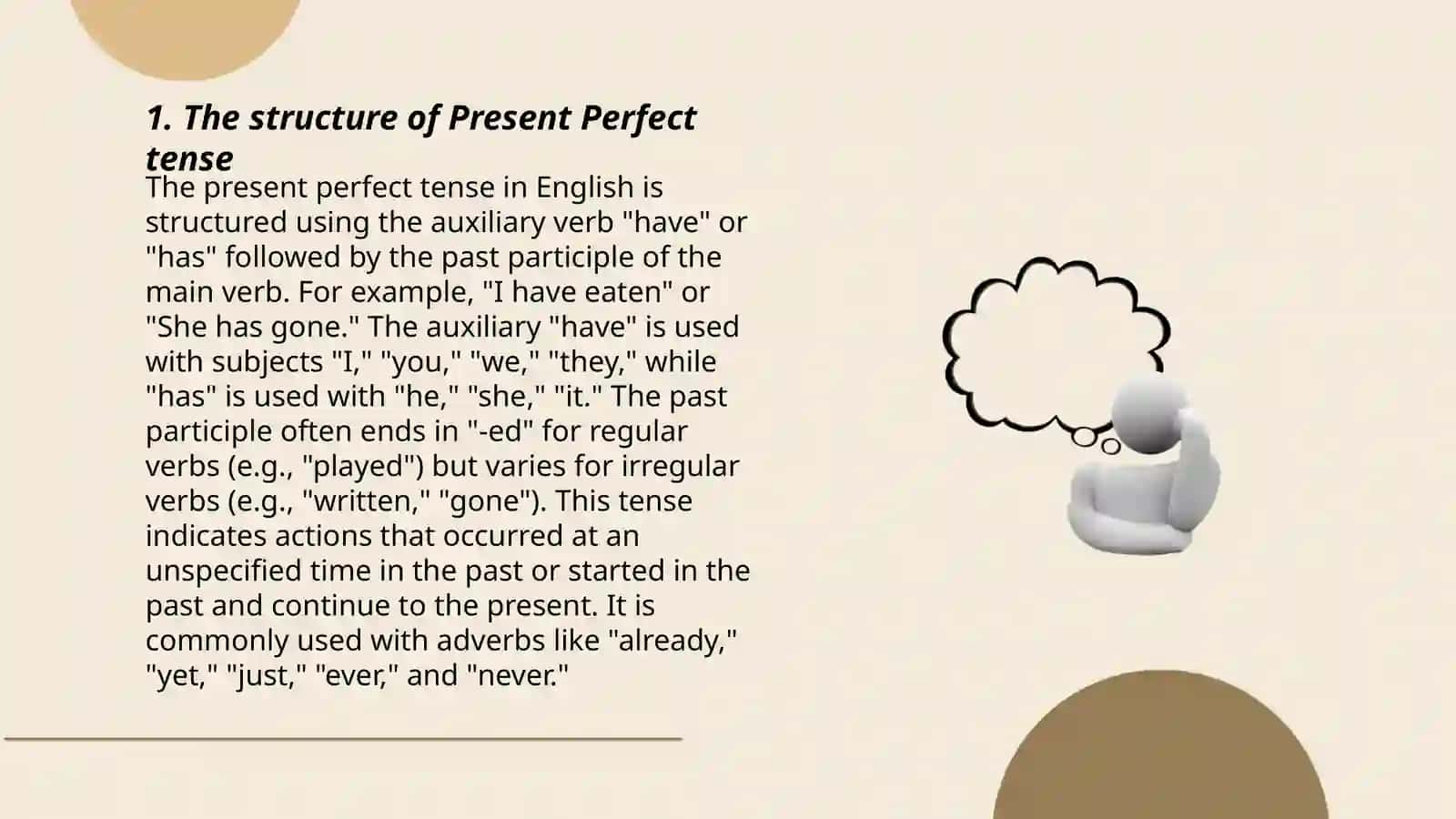Presen perfect for students 3