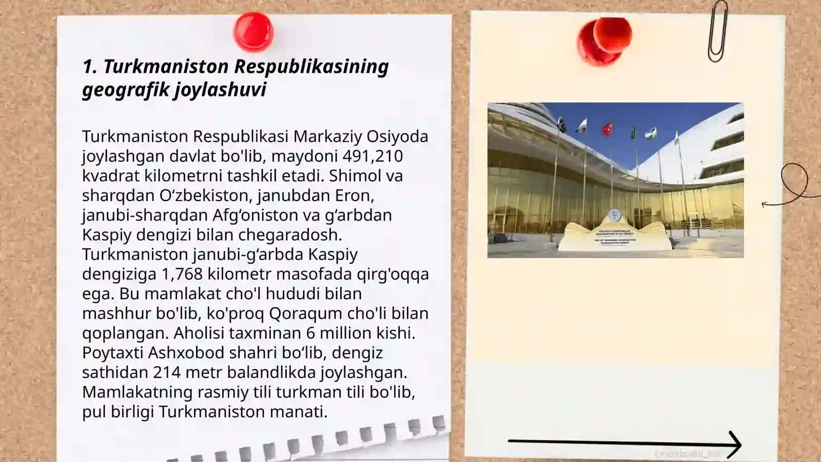 Turkmaniston Respublikasiga umumiy iqtisodiy geografik tavsif 3