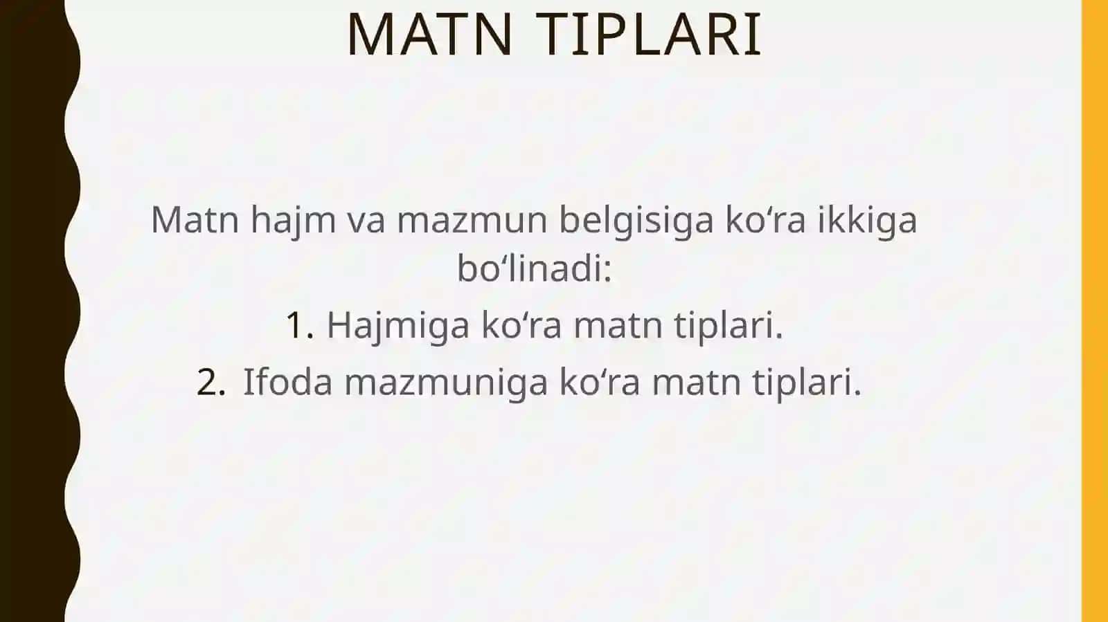 MATN TAVSIFI VA MATN TIPLARI 3